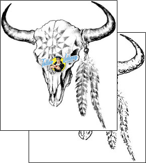 Animal Tattoo bull-tattoos-judy-parker-jpf-00184