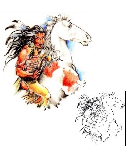 Horse Tattoo Miscellaneous tattoo | JPF-00232