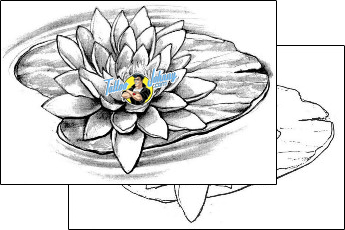 Flower Tattoo plant-life-flowers-tattoos-judy-parker-jpf-00249