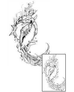 Marine Life Tattoo Mythology tattoo | JPF-00254
