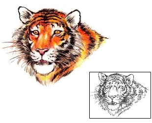 Tiger Tattoo Animal tattoo | JPF-00302