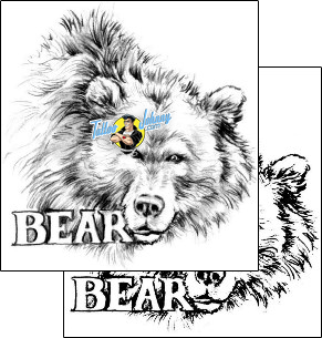 Bear Tattoo animal-tattoos-judy-parker-jpf-00336