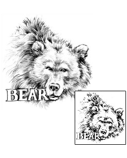 Bear Tattoo Animal tattoo | JPF-00336