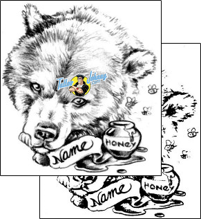 Bear Tattoo animal-tattoos-judy-parker-jpf-00337
