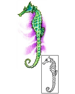 Seahorse Tattoo Marine Life tattoo | JPF-00387