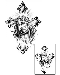 Jesus Tattoo Religious & Spiritual tattoo | JPF-00399