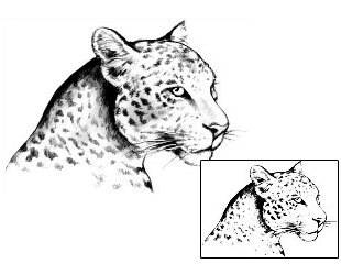 Leopard Tattoo JPF-00402
