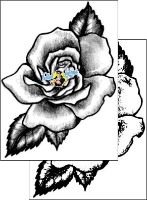 Flower Tattoo plant-life-flowers-tattoos-judy-parker-jpf-00433