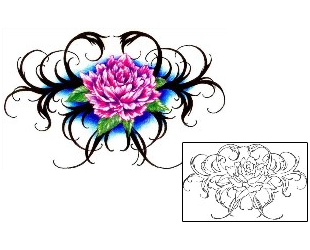 Rose Tattoo Specific Body Parts tattoo | JPF-00440