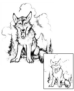 Wolf Tattoo Horror tattoo | JPF-00473