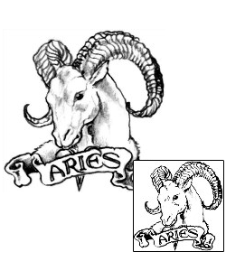 Aries Tattoo Zodiac tattoo | JPF-00477