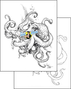Octopus Tattoo animal-tattoos-judy-parker-jpf-00531