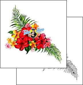 Flower Tattoo plant-life-flowers-tattoos-judy-parker-jpf-00552