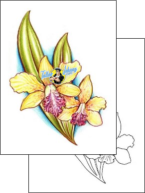 Flower Tattoo plant-life-flowers-tattoos-judy-parker-jpf-00576