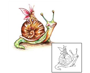 Fairy Tattoo Breonah Snail Tattoo