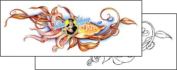 Jellyfish Tattoo marine-life-jellyfish-tattoos-judy-parker-jpf-00587
