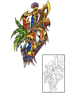 Dagger Tattoo Mythology tattoo | JQF-00026