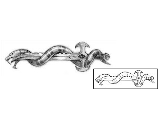 Snake Tattoo Reptiles & Amphibians tattoo | JRF-00053