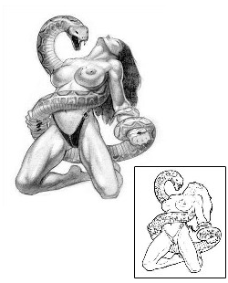 Breast Tattoo Mythology tattoo | JRF-00062