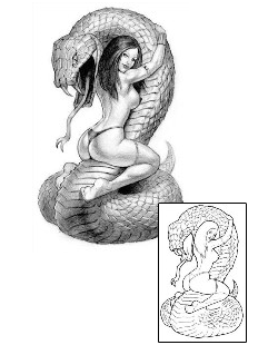 Breast Tattoo Mythology tattoo | JRF-00073