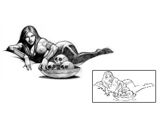Breast Tattoo Mythology tattoo | JRF-00077