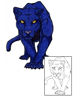 Panther Tattoo Animal tattoo | JSF-00034