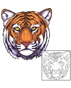 Tiger Tattoo Animal tattoo | JSF-00036
