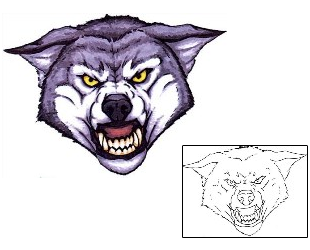 Wolf Tattoo Animal tattoo | JSF-00040