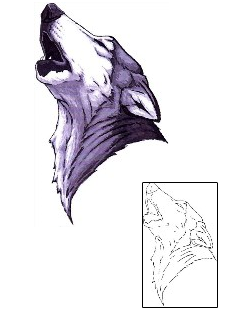 Wolf Tattoo Animal tattoo | JSF-00046