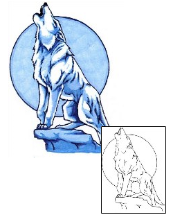 Wolf Tattoo Animal tattoo | JSF-00047