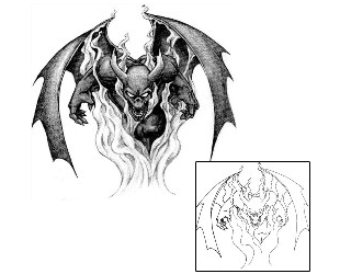 Devil - Demon Tattoo Miscellaneous tattoo | JSF-00061