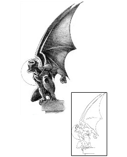 Gargoyle Tattoo Mythology tattoo | JSF-00100