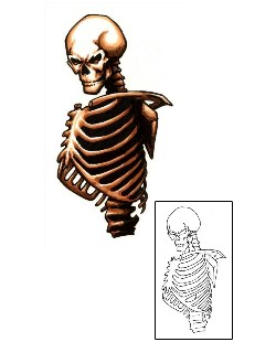 Skeleton Tattoo Horror tattoo | JSF-00110