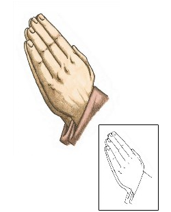 Praying Hands Tattoo Religious & Spiritual tattoo | JSF-00141