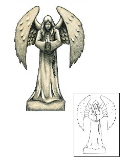 Angel Tattoo Religious & Spiritual tattoo | JSF-00155