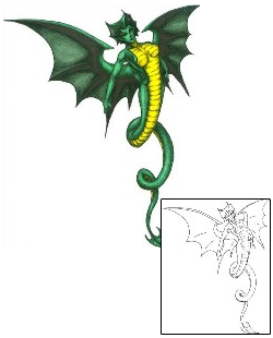 Dragon Tattoo Mythology tattoo | JSF-00172