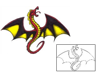 Dragon Tattoo Mythology tattoo | JSF-00176