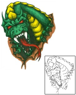Dragon Tattoo Mythology tattoo | JSF-00181