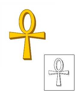 Ankh Tattoo Miscellaneous tattoo | JSF-00194