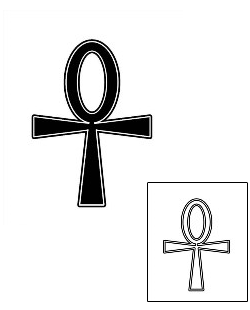 Ankh Tattoo Miscellaneous tattoo | JSF-00195