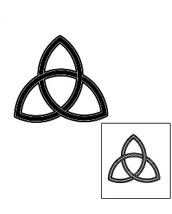 Trinity Knot Tattoo Miscellaneous tattoo | JSF-00204