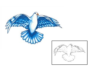 Dove Tattoo Animal tattoo | JSF-00209