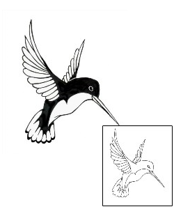Hummingbird Tattoo Animal tattoo | JSF-00217