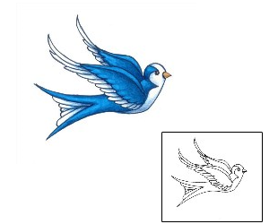 Bird Tattoo Animal tattoo | JSF-00218