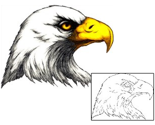 Patriotic Tattoo Animal tattoo | JSF-00223