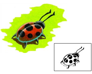 Ladybug Tattoo Insects tattoo | JTF-00006