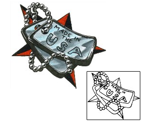 Dog Tags Tattoo Patronage tattoo | JTF-00016