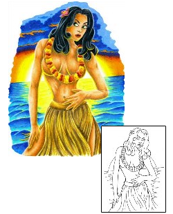 Pin Up Tattoo Mythology tattoo | JTF-00021