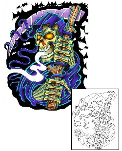 Reaper Tattoo Horror tattoo | JUF-00012