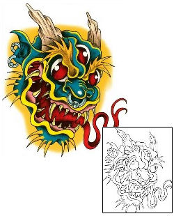Evil Tattoo Horror tattoo | JUF-00013